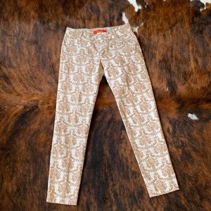 Brocade pants by Anthropologie